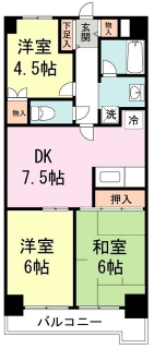 現地確認間取図